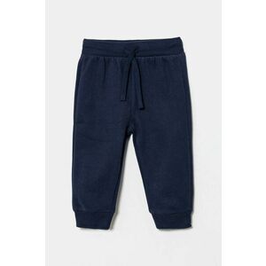 United Colors of Benetton pantaloni de trening pentru copii culoarea albastru marin, neted, 3EB5GF04A imagine