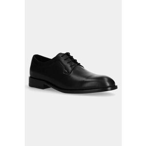 BOSS pantofi de piele Limber barbati, culoarea negru, 50536152 imagine