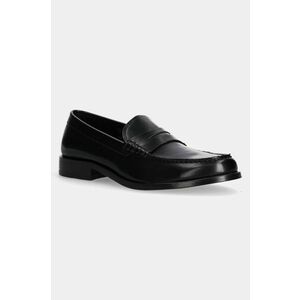 BOSS mocasini de piele Limber barbati, culoarea negru, 50536162 imagine