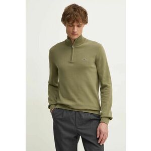 Lacoste pulover barbati, culoarea negru, cu turtleneck imagine