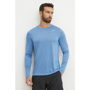 Mizuno longsleeve pentru alergare Impulse Core cu imprimeu imagine