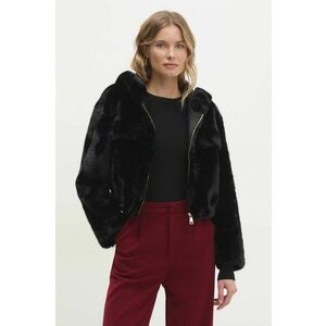 Answear Lab geaca femei, culoarea negru, de tranzitie, oversize imagine