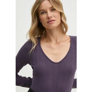 United Colors of Benetton body femei, culoarea violet, 3MUD3B001 imagine