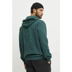 adidas Originals bluza barbati, culoarea verde, cu glugă, neted, IX9604 imagine