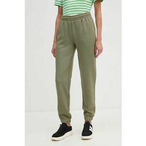 Lacoste pantaloni de trening din bumbac culoarea verde, neted, XF2647 imagine