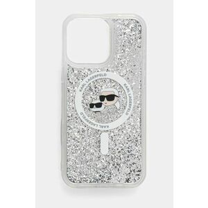 Karl Lagerfeld etui pentru telefon iPhone 16 Pro Max 6.9 culoarea transparent, KLHMP16XLGKCSGH imagine