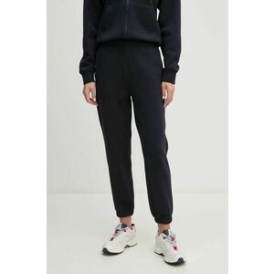 Lacoste pantaloni de trening culoarea albastru marin, neted imagine