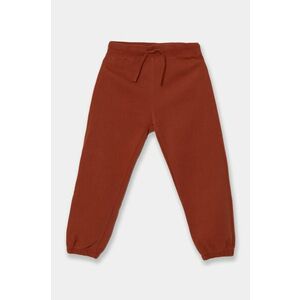 United Colors of Benetton pantaloni de trening pentru copii culoarea portocaliu, neted, 3EB5CF05L imagine