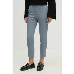 Sisley pantaloni femei, fason tigareta, medium waist, 48M855BK7 imagine