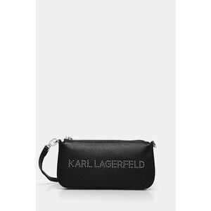 Karl Lagerfeld poseta de piele culoarea negru, 246W3291 imagine