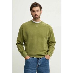 United Colors of Benetton hanorac de bumbac barbati, culoarea verde, neted, 3NMEU109T imagine