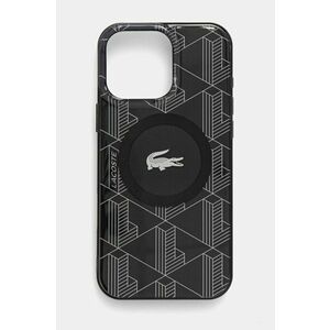 Lacoste etui pentru telefon iPhone 16 Pro Max 6.9 culoarea negru, LCHMP16XUBSK imagine