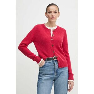 United Colors of Benetton cardigan din lana culoarea rosu, 103ME500L imagine