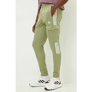 adidas pantaloni de trening Tiro culoarea verde, cu imprimeu, IW5990 imagine