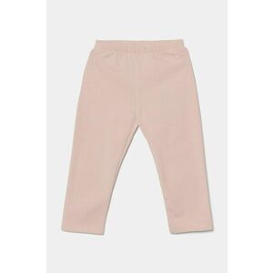 United Colors of Benetton leggins copii culoarea roz, neted, 35Q2GF019 imagine