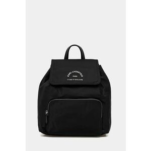 Karl Lagerfeld rucsac femei, culoarea negru, mic, neted, 246W3057 imagine