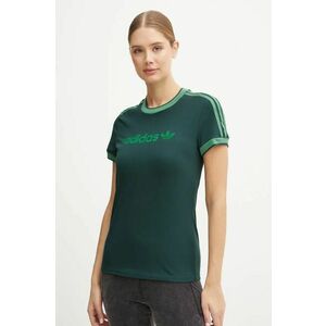 adidas Originals tricou femei, culoarea verde, JJ1504 imagine