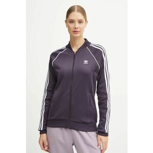 adidas Originals bluza femei, culoarea violet, neted, IY2167 imagine