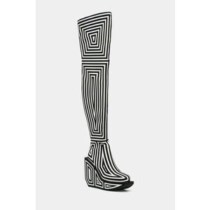 United Nude cizme Wa Long Boot Hi femei, culoarea negru, toc pana, 1087851082 imagine