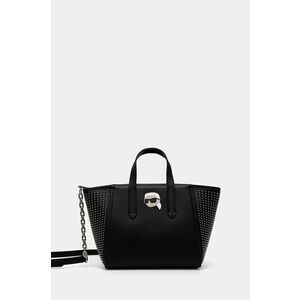 Karl Lagerfeld poseta de piele culoarea negru, 246W3030 imagine