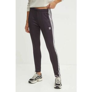 adidas Originals pantaloni de trening culoarea bordo, cu imprimeu, IY2185 imagine