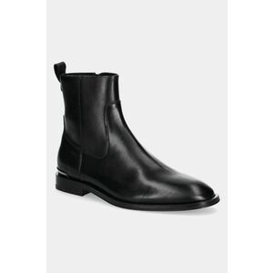 Karl Lagerfeld ghete de piele ELLIS barbati, culoarea negru, KL13254 imagine