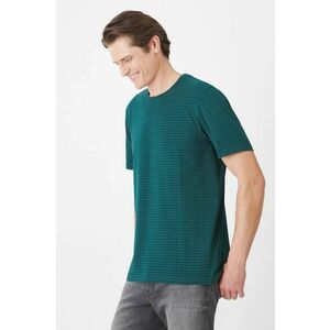 Medicine tricou barbati, culoarea verde, neted imagine