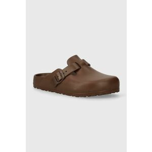 Birkenstock papuci Boston Eva femei, culoarea maro, 1027363 imagine