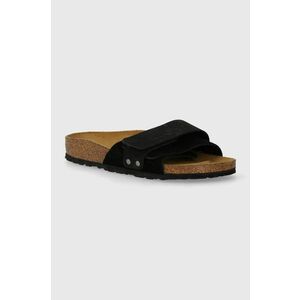 Birkenstock slapi de piele Oita femei, culoarea negru, 1024200 imagine