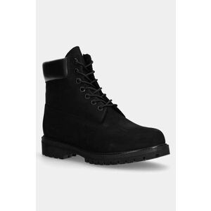 Timberland pantofi din nubuc Premium 6 Inch culoarea negru, TB100730011 imagine