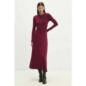 Answear Lab rochie culoarea violet, maxi, evazati imagine