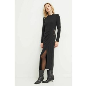 Answear Lab rochie culoarea negru, midi, drept imagine