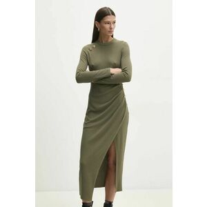 Answear Lab rochie culoarea verde, midi, drept imagine