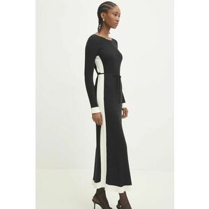 Answear Lab rochie culoarea negru, maxi, evazati imagine