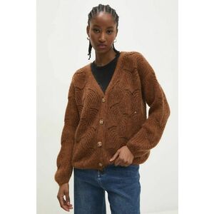 Answear Lab cardigan de lana culoarea maro imagine