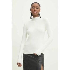 Answear Lab pulover femei, culoarea bej, light, cu turtleneck imagine