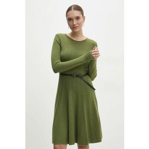 Answear Lab rochie culoarea verde, mini, evazati imagine