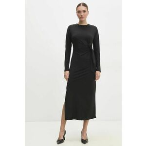 Answear Lab rochie culoarea negru, maxi, drept imagine