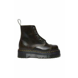 Dr. Martens bocanci de piele Sinclair femei, culoarea maro, cu platforma, DM31993302 imagine