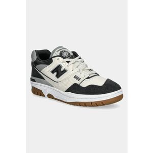 New Balance sneakers din piele 550 culoarea gri, BBW550HJ imagine