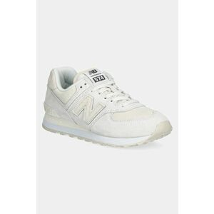 New Balance sneakers din piele intoarsă 574 culoarea bej, WL574HJ2 imagine