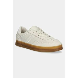 Tommy Jeans sneakers din piele intoarsă THE GREENWICH SUEDE culoarea bej, EN0EN02696 imagine