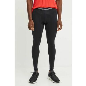 Under Armour leggins de antrenament ColdGear Elite culoarea negru, cu imprimeu, 1386946 imagine