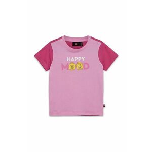 Lego tricou de bumbac pentru copii LWTANO 628 culoarea roz, 12011336 imagine