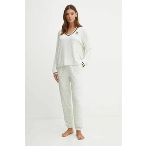 Dkny pijama femei, culoarea gri, YI90020 imagine