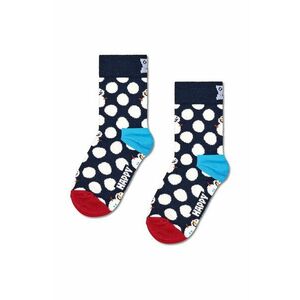 Happy Socks sosete copii Kids Big Dot Snowman Sock culoarea albastru marin, KBDS01.6500 imagine