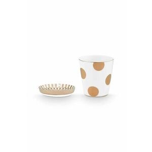 Pip Studio ceasca si farfurioara Tip Dot Delight 2-pack imagine