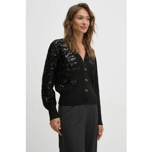 Dkny cardigan femei, culoarea negru, light, P4MXAQ60 imagine