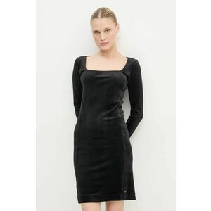 G-Star Raw rochie de catifea culoarea negru, mini, mulata, D25040-D422 imagine