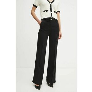 Morgan pantaloni PTRAP.F femei, culoarea negru, lat, high waist, PTRAP.F imagine